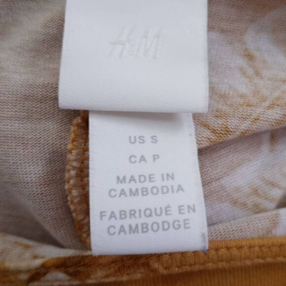 H&M YELLOW SWING DRESS SZ.S GUC - Picture 6 of 9